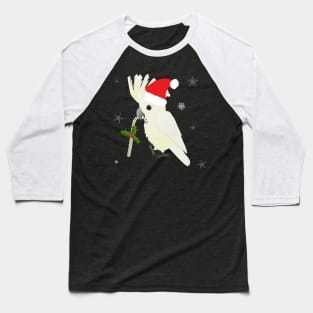 A cute Christmas umbrella cockatoo Baseball T-Shirt